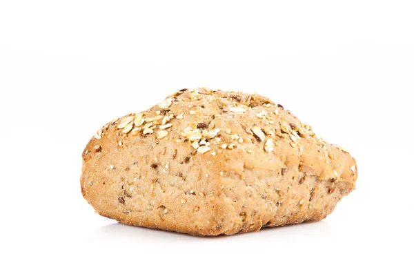 Brötchen Brot isoliert auf weißem Hintergrund — Stockfoto