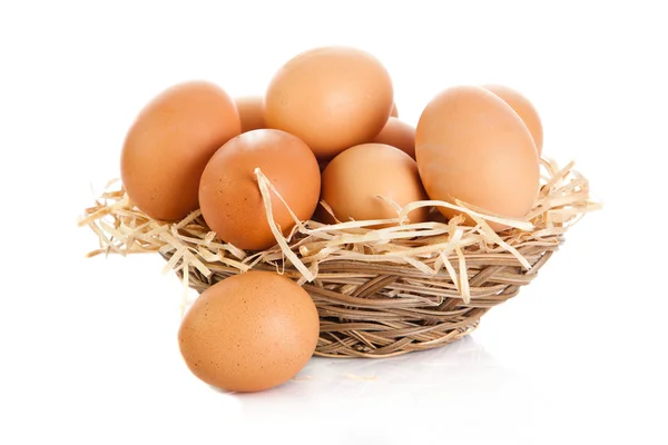 Yumurta isolatedon beyaz arka plan — Stok fotoğraf