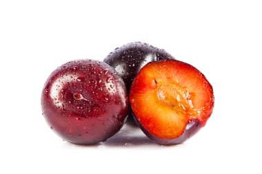 Erikler beyaz arkaplanda izole edildi