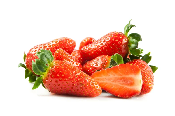 Strawberries isolated on white background — Stock Photo, Image