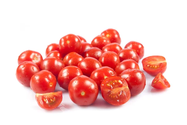 Pomodori isolati su fondo bianco — Foto Stock