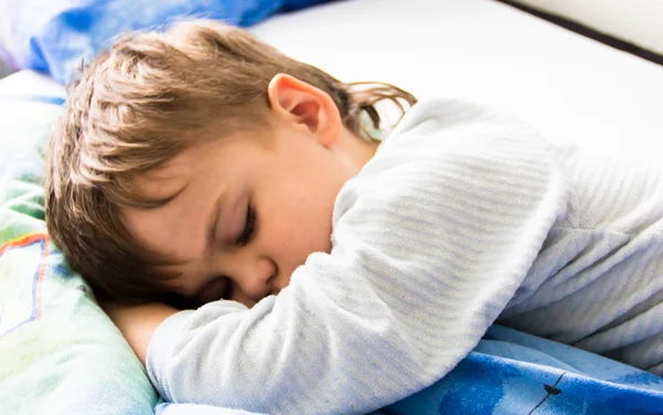 Sleeping boy son — Stock Photo, Image