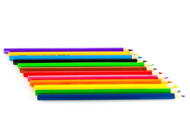 Beyaz arkaplanda kalem izole