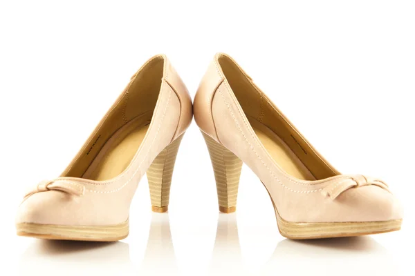 High heel women shoes on white background — Stock Photo, Image