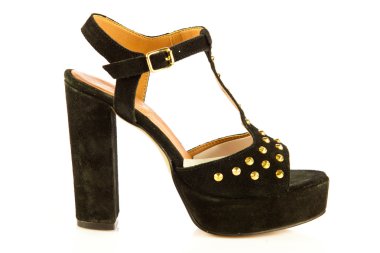 yüksek topuk ayakkabı kadınlar beyaz zemin üzerine