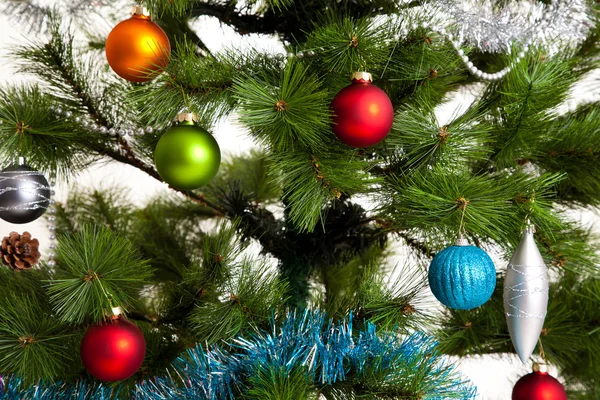 Διακοσμήσεις χριστουγεννιάτικων δέντρων — Φωτογραφία Αρχείου
