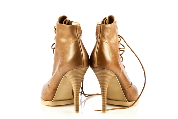 High heel women shoes on white background — Stock Photo, Image