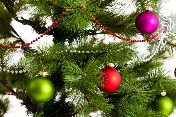 Decoraciones del árbol de Navidad Imagen De Stock