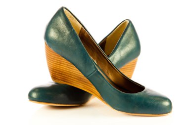 yüksek topuk ayakkabı kadınlar beyaz zemin üzerine