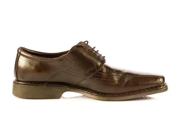 Classic man's shoes isolated on white background — Stock Photo, Image