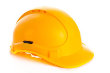 Beyaz arkaplanda izole edilmiş kask