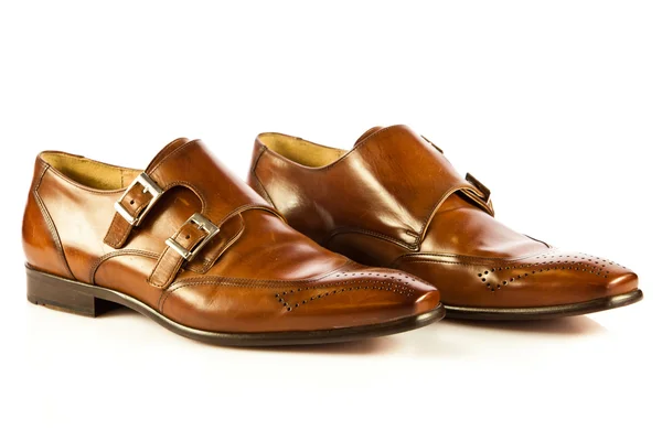 Chaussures homme classique isolé sur fond blanc — Photo