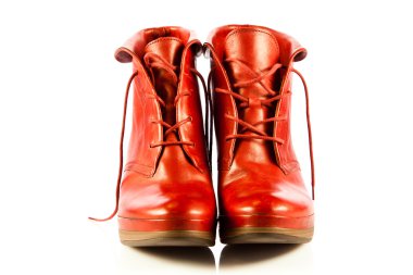 Beyaz arka plan üzerinde izole kadın çizme