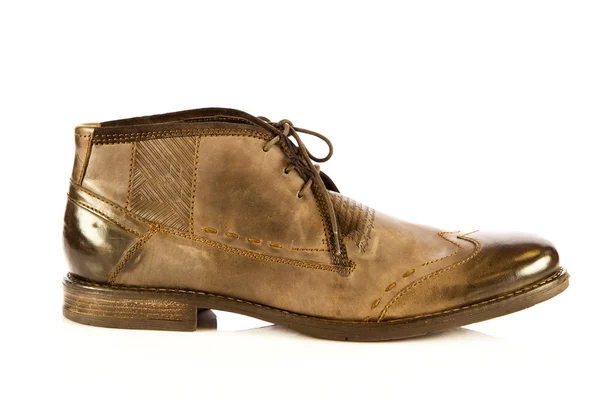 Man's schoenen geïsoleerd op witte achtergrond — Stockfoto