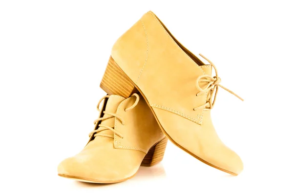 Ženské boty izolovaných na bílém pozadí — Stock fotografie