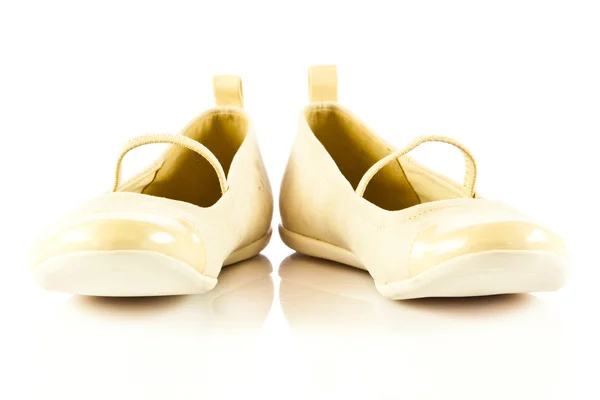 Girl shoes footwear isolated on white background — Stock Photo, Image