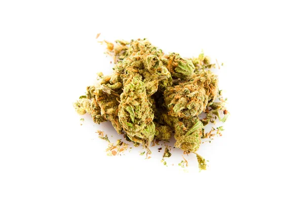 Marihuana isolated on white background — Stock Photo, Image