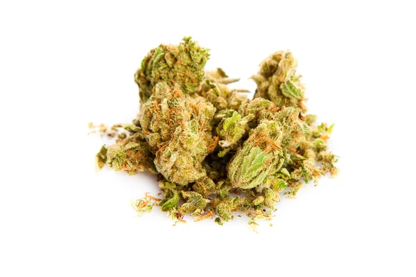 Marihuana isolated on white background — Stock Photo, Image