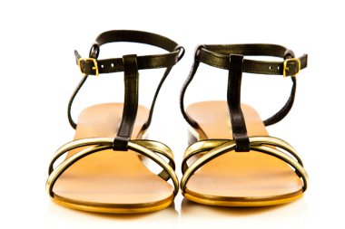 Beyaz arka plan üzerinde izole Ayakkabı Yaz. Casual