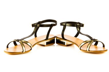 Beyaz arka plan üzerinde izole Ayakkabı Yaz. Casual