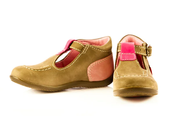 Barn skor isolerad på vit bakgrund. Freestyle komfort — Stockfoto
