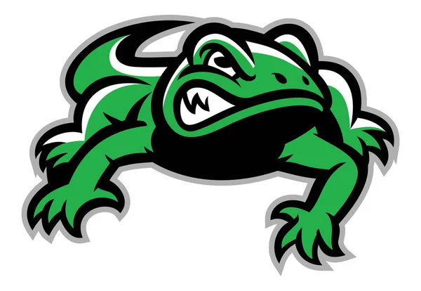 Vector Lizard Mascot Logo — Vector de stock