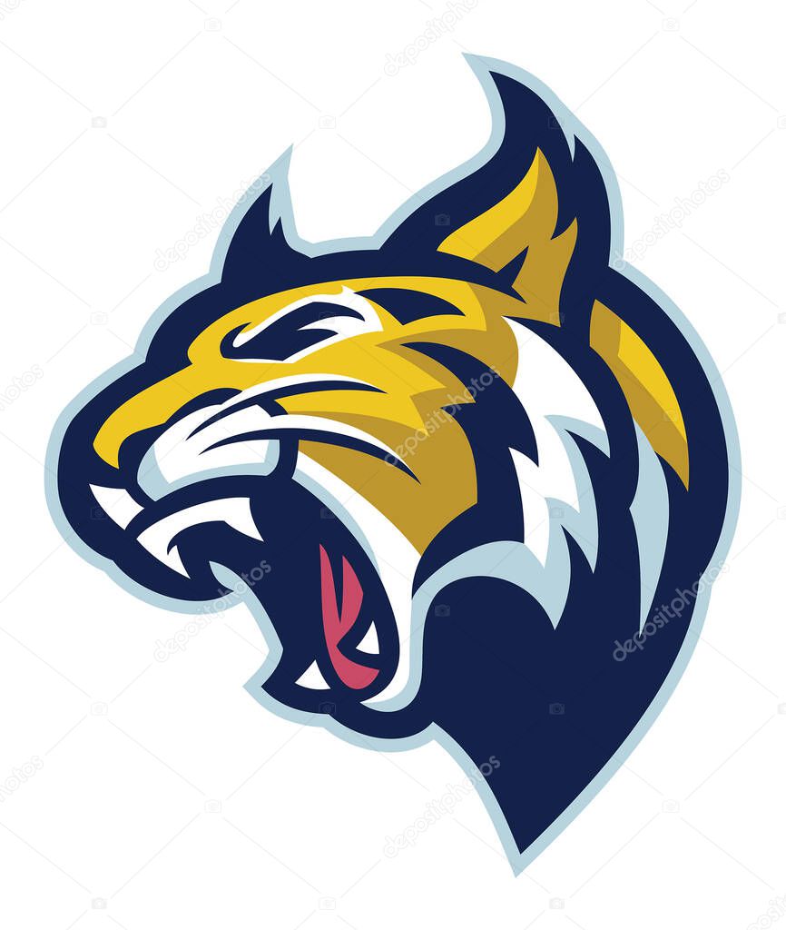 Wildcat head sport and esport logo