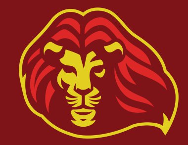 Aslan başlı maskotun saçları uçuyor.