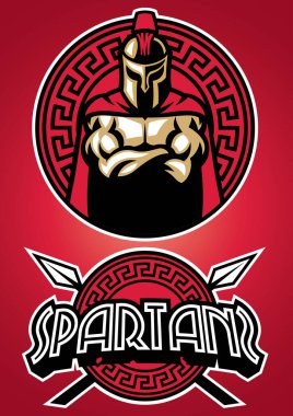 Spartalı Savaşçı logosunun vektörü