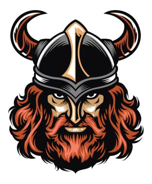 Neyin vektörü? Viking savaşçı baş logosu