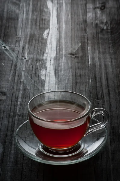 Zwarte thee — Stockfoto