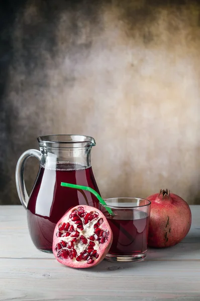 Granatapfelsaft — Stockfoto