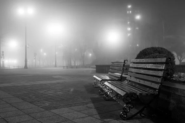 Nebbia cittadina — Foto Stock