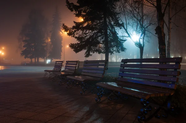 Nebbia cittadina — Foto Stock