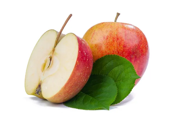 Äpfel isoliert — Stockfoto