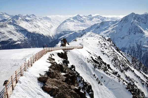 Paesaggio delle Alpi austriache — Foto Stock