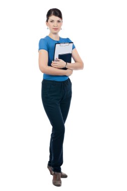 iş kadını ile günlüğü ve Pano