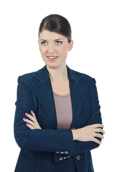 gülümseyen iş kadını