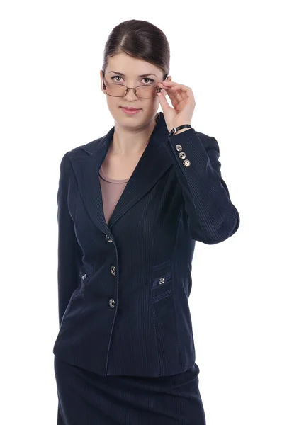 Businesswoman with glasses — Stock Photo, Image