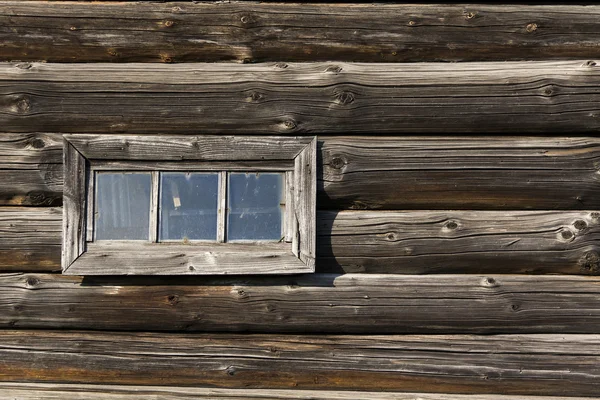 Village house wall with small window — Stock Photo, Image