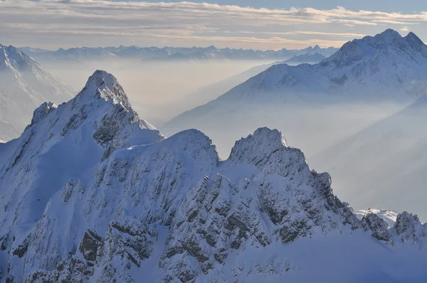 sabah austian alps kış dağlarda