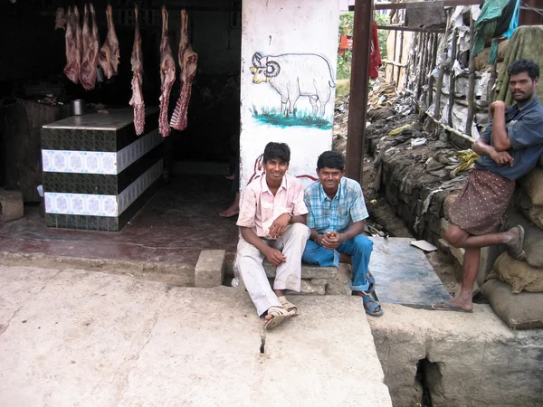Indian Mutton Mongers — Stock Photo, Image