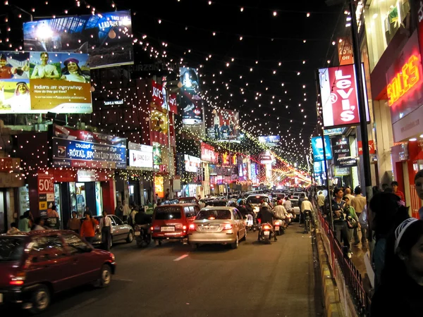 Silvestr na Brigade Road — Stock fotografie