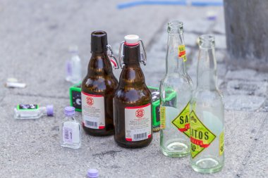 Empty Bottles clipart