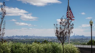 Manhattan siluetinin uzaktan