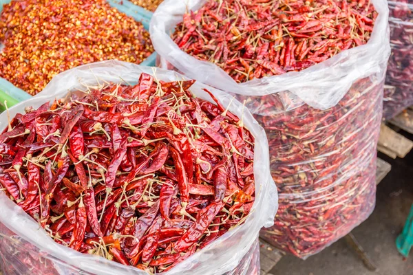 袋的红辣椒 — 图库照片