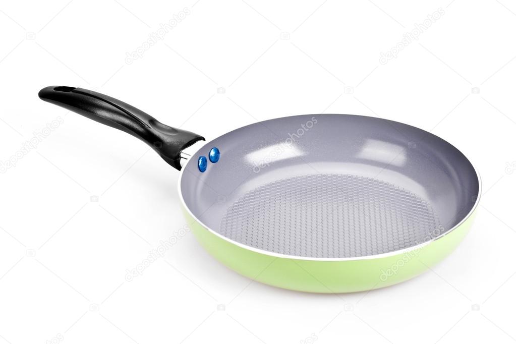 Green frying pan