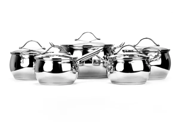 Pots isolated — Stock Photo, Image