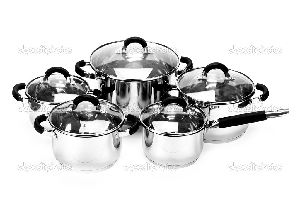 Pots isolated — Stock Photo © brzusio 21004959