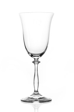 şarap cam izole